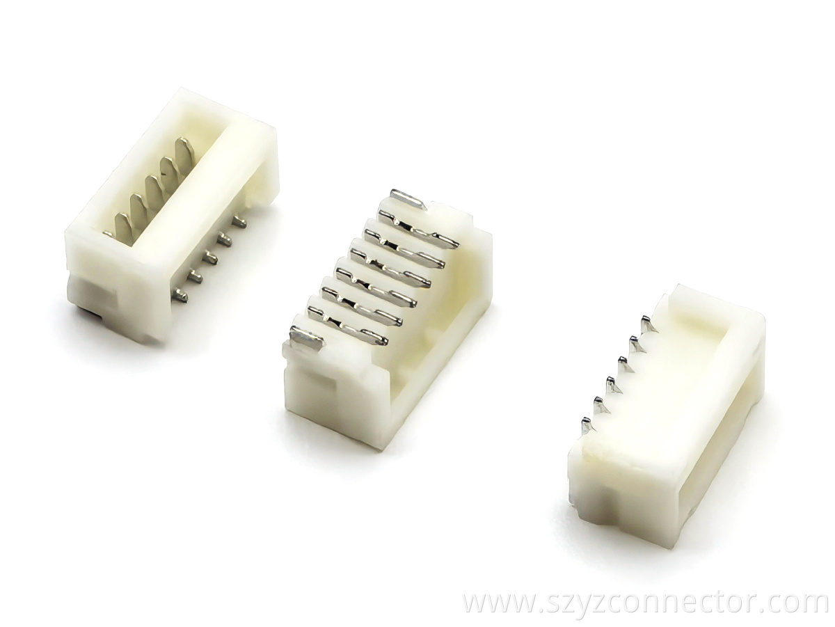 SHJ1.0mm Wafer Vertical SMT Type Pin header Connector 6P SHJ1.0mm Wafer Vertical SMT Type Pin header Connector 6P